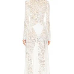 X REVOLVE Ryland Robe Ivory -Promos Charmenta Boutique MELR WO15 V4