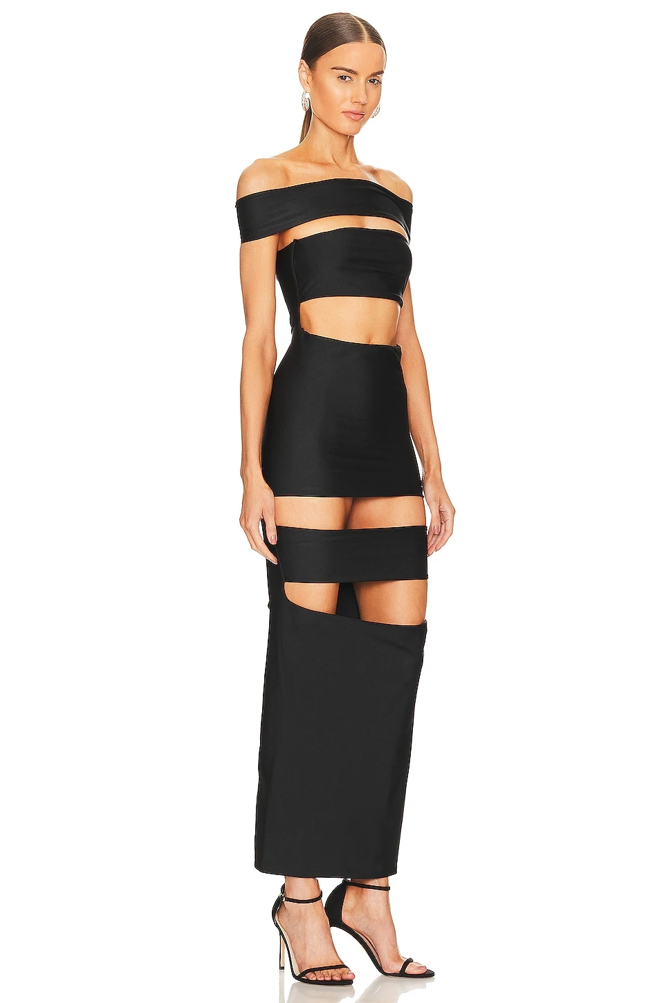 ROBE MAXI REBECCA Black 4 ROBE MAXI REBECCA Black – Image 2