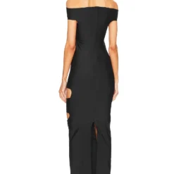 ROBE MAXI REBECCA Black 7 ROBE MAXI REBECCA Black -Promos Charmenta Boutique MFAR WD16 V3