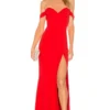 ROBE DE SOIRÉE MARACUYA Red 1 ROBE DE SOIRÉE MARACUYA Red -Promos Charmenta Boutique NBDR WD1518 V1