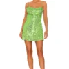 ROBE COURTE JESSENIA Neon Green