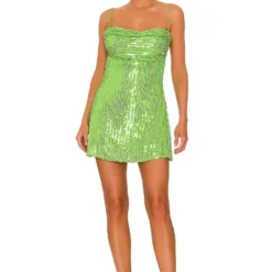 ROBE COURTE JESSENIA Neon Green