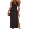 ROBE MI-LONGUE YOSHI Black