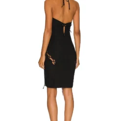 ROBE COURTE FARRAH Black -Promos Charmenta Boutique NBDR WD2716 V3