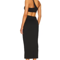 ROBE MI-LONGUE NOEMI Black -Promos Charmenta Boutique NBDR WD2725 V4