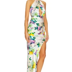 ROBE DE SOIRÉE ASYMÉTRIQUE DOS-NAGEUR CATALINA Martos White -Promos Charmenta Boutique NHOX WD407 V2