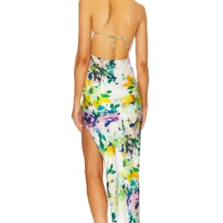 ROBE DE SOIRÉE ASYMÉTRIQUE DOS-NAGEUR CATALINA Martos White -Promos Charmenta Boutique NHOX WD407 V3