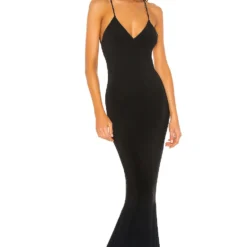 Norma Kamali ROBE DE SOIRÉE MERMAID Black