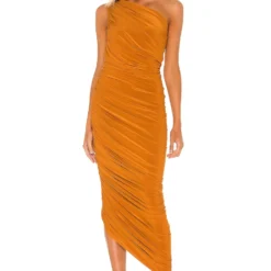 Norma Kamali ROBE DE SOIRÉE DIANA Bronze