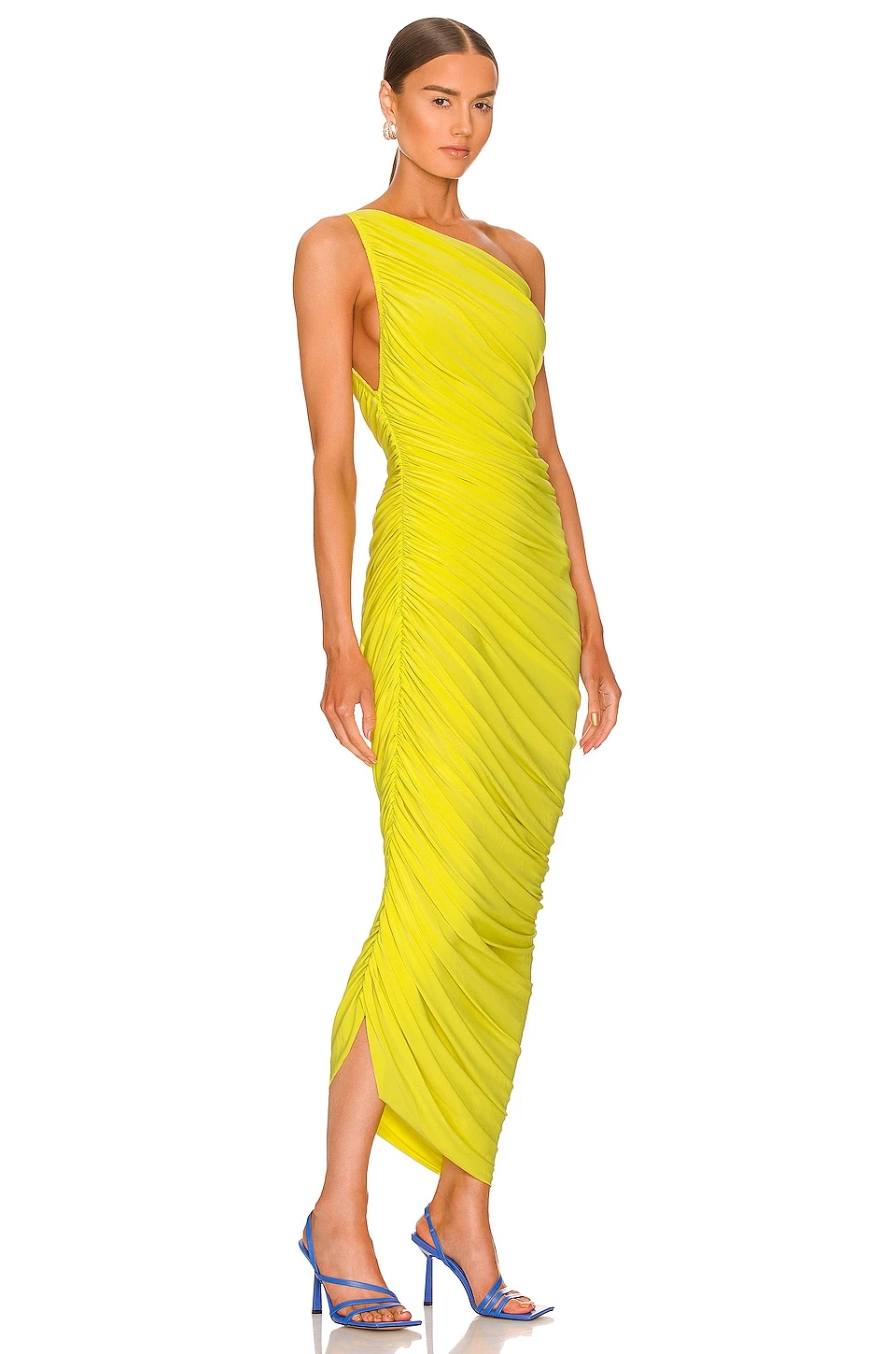 Norma Kamali ROBE DE SOIRÉE DIANA Starfruit 4 Norma Kamali ROBE DE SOIRÉE DIANA Starfruit – Image 2