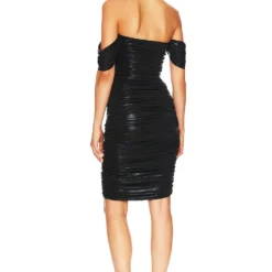 Norma Kamali ROBE WALTER Black -Promos Charmenta Boutique NKAM WD393 V3