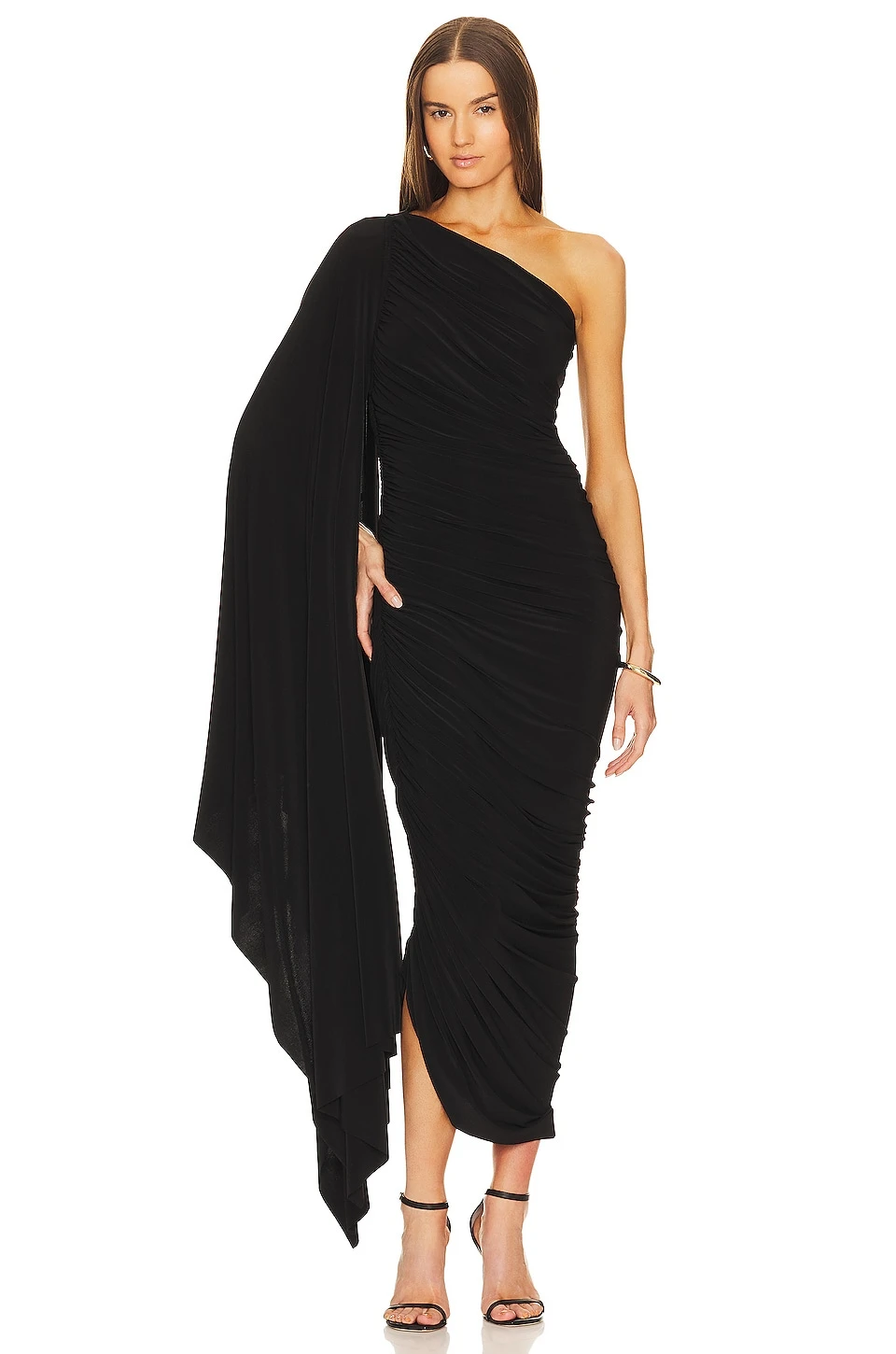 Norma Kamali ROBE DE SOIRÉE DIANA Black 7 Norma Kamali ROBE DE SOIRÉE DIANA Black – Image 5