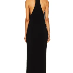 Norma Kamali ROBE DE SOIRÉE NEETA Black -Promos Charmenta Boutique NKAM WD475 V3