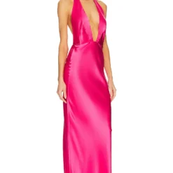 ROBE DE SOIRÉE ANGELICA Neon Pink -Promos Charmenta Boutique NROL WD42 V2