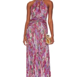 ROBE MAXI Pink Multi