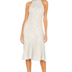 ROBE MI-LONGUE ANIKA Silver