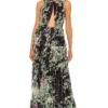 ROBE DOLCEVITA Black Floral -Promos Charmenta Boutique SBNA WD129 V1