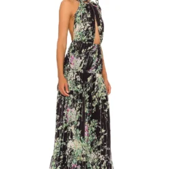 ROBE DOLCEVITA Black Floral -Promos Charmenta Boutique SBNA WD129 V2