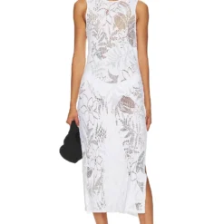 Seafolly ROBE MI-LONGUE ISLANDS White