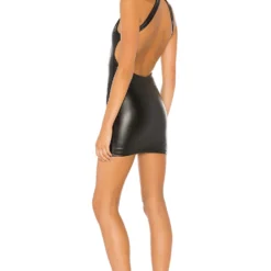 ROBE COURTE DOS-NU MALIAH Black -Promos Charmenta Boutique SPDW WD1177 V3