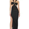 ROBE MAXI NATALIA Black -Promos Charmenta Boutique SSHE WD3 V1