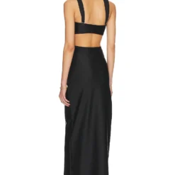 ROBE MAXI NATALIA Black -Promos Charmenta Boutique SSHE WD3 V3