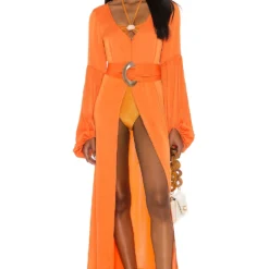 Amber Robe Dress Orange