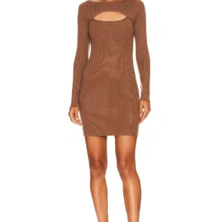 ROBE COURTE DONNA Brown