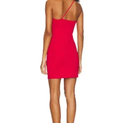 ROBE UNE ÉPAULE DÉNUDÉE Perfect Red -Promos Charmenta Boutique SUSA WD2072 V3