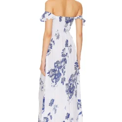 ROBE MAXI HOLLIE Belize Blue -Promos Charmenta Boutique TIAR WD420 V3