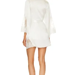 Silk Serena Lace Robe White -Promos Charmenta Boutique TODR WI3 V4