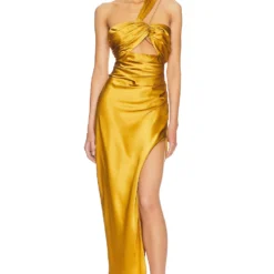 ROBE ASYMMETRICAL BANDEAU Topaz
