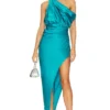 ROBE MIDI ENCOLURE BÉNITIER Aqua -Promos Charmenta Boutique TSEI WD79 V1