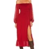 ROBE LUKE Deep Red -Promos Charmenta Boutique TULA WD1244 V1