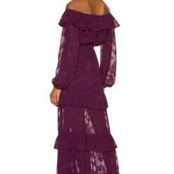 ROBE SIENNA Berry Red -Promos Charmenta Boutique TULA WD1252 V3