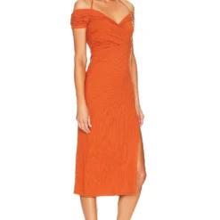 ROBE LIZZIE Burnt Orange -Promos Charmenta Boutique TULA WD1369 V2
