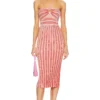 ROBE VALENA Sorbet Stripe