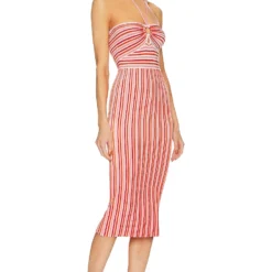 ROBE VALENA Sorbet Stripe -Promos Charmenta Boutique UAMR WD159 V2