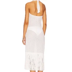 ROBE MI-LONGUE LEVISA White -Promos Charmenta Boutique WAIR WD41 V3