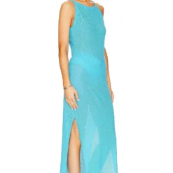 ROBE DE PLAGE LOUNGE Caribbean Blue -Promos Charmenta Boutique YEAR WD11 V2