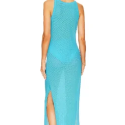 ROBE DE PLAGE LOUNGE Caribbean Blue -Promos Charmenta Boutique YEAR WD11 V3